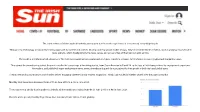 The Team at Thesun.Ie Have Worked Hard This Past Year to Put the Reader Experience at the Centre of Everything They Do