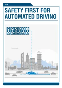 Safety First for Automated Driving I Authors