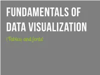 (Tables) and Fonts! Compare Items Trends Over Time
