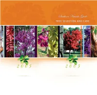 Trees for Tomorrow, a Southern Nevada Guide to Tree Selection