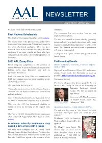 Newsletter [2021] No