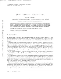 Arxiv:1603.08409V1 [Math.HO] 1 Mar 2016 On-Line Discussion and Brain-Storming About the Shape