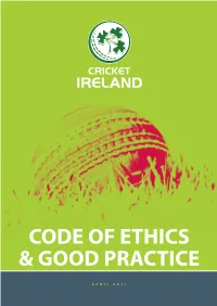 Code of Ethics & Good Practice