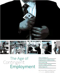 CONTINGENT WORKERS Report