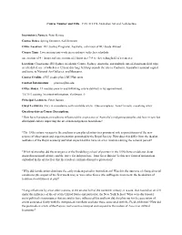 Course Number and Title: CAS AH 374 Australian Art and Architecture