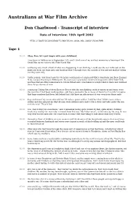 Interview Transcript As
