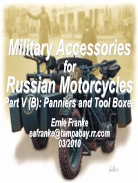 Panniers & Tool Boxes