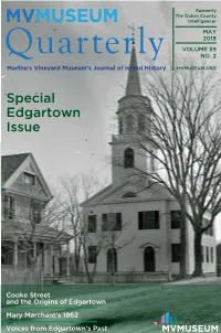 Special Edgartown Issue
