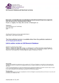 The Final Published Version Is Available Direct from the Publisher Website At: 10.1016/J.Lwt.2014.05.016 Link to Author Version on UHI Research Database