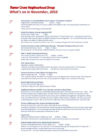 What's on in November, 2016