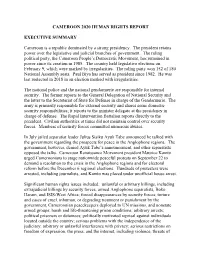 Cameroon 2020 Human Rights Report
