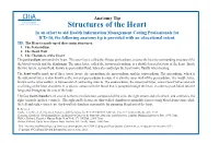 Structures of the Heart