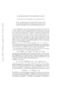 Arxiv:2007.15062V2 [Math.AT] 23 Nov 2020 Where Theorem