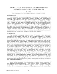 PARTICLE GENERATION and EVOLUTION in SILANE (Sih4