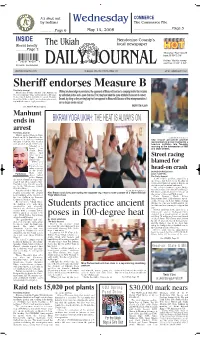Sheriff Endorses Measure B