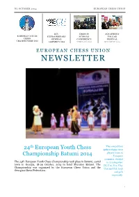ECU Newsletter October 2014