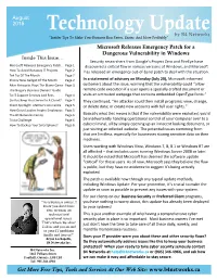 Get More Free Tips, Tools and Services at Our Web Site: Page 2 Technology Update How to Avoid Runaway IT Projects That Empty Your Wallet