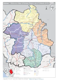 Guinea : Reference Map of Kankan Region (As of 3 March 2015)