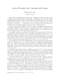 Aviezri Fraenkel and Combinatorial Games