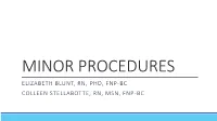 Minor Procedures