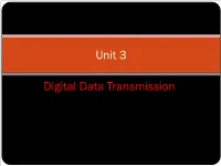 Digital Data Transmission Unit 3