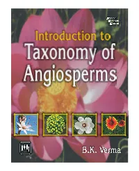 Introduction to Taxonomy of Angiosperms