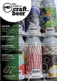 What's Going on in the World of Craft Beer? BREWERS CORNER ISSUE