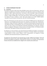A ECOWAS GOVERNANCE STRUCTURE A.1 Introduction