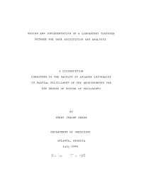 Design and Implementation of a Laboratory Computer