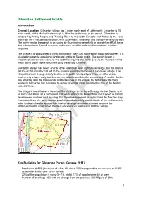 Gilmorton Settlement Profile Introduction