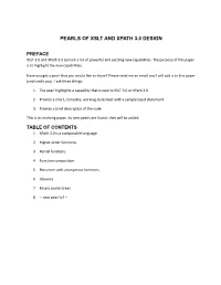 Pearls of XSLT/Xpath 3.0 Design