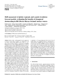 Skill Assessment of Global, Regional, and Coastal Circulation Forecast