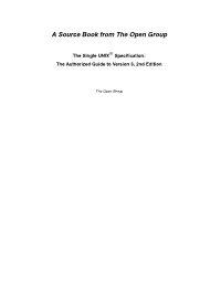A Source Book from the Open Group