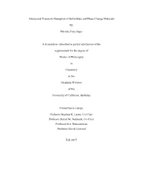 Attosecond Transient Absorption of Solid-State and Phase-Change Materials