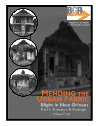 Blight in New Orleans Part I: Structure & Strategy