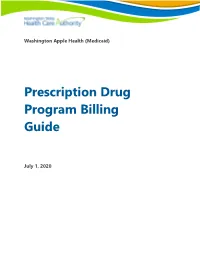 Prescription Drug Program Billing Guide