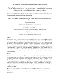 Results and Methodological Problems When Constructing Rankings of Academic Publishers