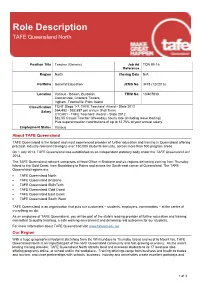 TAFE Qld Generic Header Template