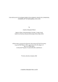The Artillery of Critique Versus the General Uncritical Consensus: Standing up to Propaganda, 1990-1999
