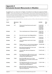 Appendix 6 Scheduled Ancient Monuments in Wealden