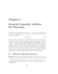 Chapter 8 General Countably Additive Set Functions
