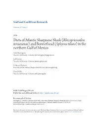 Diets of Atlantic Sharpnose Shark