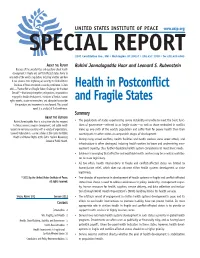 Health in Postconflict and Fragile States