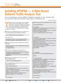 Installing NTOPNG-A Web-Based Network Traffic Analysis Tool