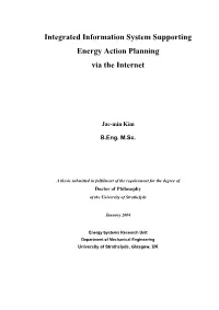Integrated Information System Supporting Energy Action Planning Via the Internet