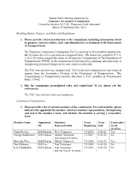 TN Aeronautics Commission QA 2020