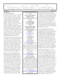 Virginia Woolf Miscellany, Issue 79, Spring 2011