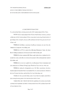 2018 Second Extraordinary Session ENROLLED SENATE CONCURRENT RESOLUTION NO. 2 by SENATOR LONG and REPRESENTATIVE DEVILLIER A