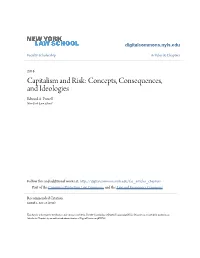 Capitalism and Risk: Concepts, Consequences, and Ideologies Edward A