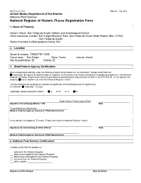 National Register of Historic Places Registration Form